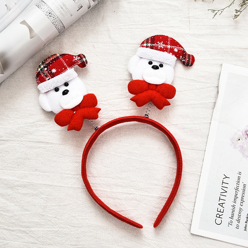 Christmas Decoration Head Hat Toppers Headbands Hair Accessories