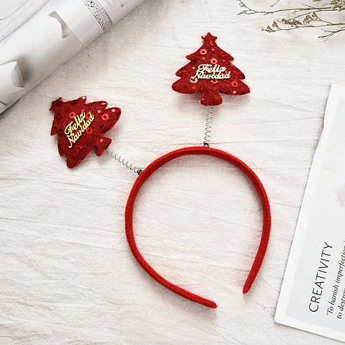 Christmas Decoration Head Hat Toppers Headbands Hair Accessories