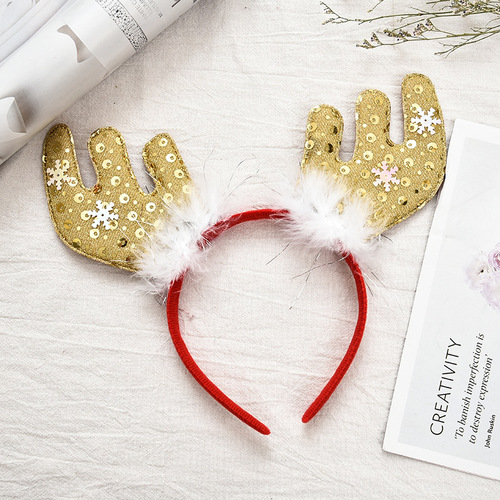 Christmas Decoration Head Hat Toppers Headbands Hair Accessories
