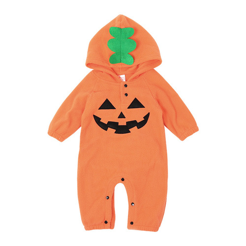 2021 Children Girls Boys Orange Pumpkin Ballet Skirt romper Set Kids carnival costumes Baby Halloween Cosplay Costume
