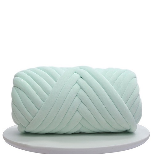 Hot Sale 3cm Wide  Chunky Yarn Braid Hand knitting Blanket Carpet Short Velvet Cotton Tube Filled Yarn