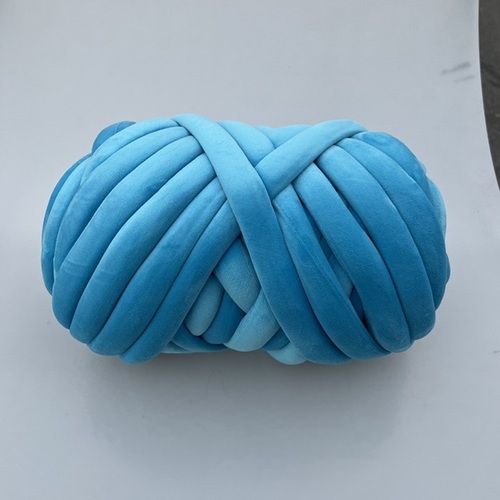 Hot Sale 3cm Wide  Chunky Yarn Braid Hand knitting Blanket Carpet Short Velvet Cotton Tube Filled Yarn
