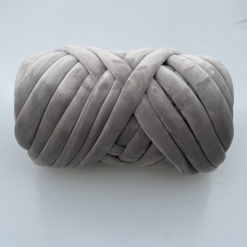 Hot Sale 3cm Wide  Chunky Yarn Braid Hand knitting Blanket Carpet Short Velvet Cotton Tube Filled Yarn