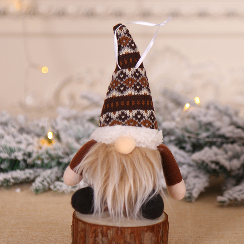 Christmas Decorations For Home Pendants Christmas Tree Ornaments Hanging Doll Craft Decor Kids Gift