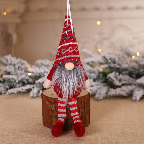 Christmas Decorations For Home Pendants Christmas Tree Ornaments Hanging Doll Craft Decor Kids Gift