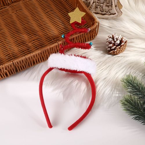 Christmas Headband Antlers Santa Claus Tree Hat Hairband Christmas Party Deals Hair Accessories