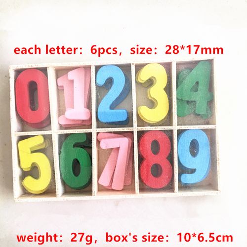  Price Educational Kid Toy Wooden Numbers and Letters A-Z Craft
