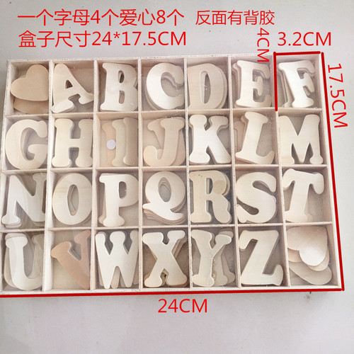  Price Educational Kid Toy Wooden Numbers and Letters A-Z Craft