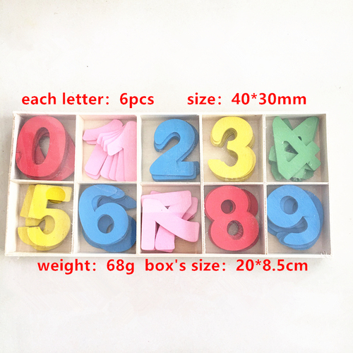  Price Educational Kid Toy Wooden Numbers and Letters A-Z Craft