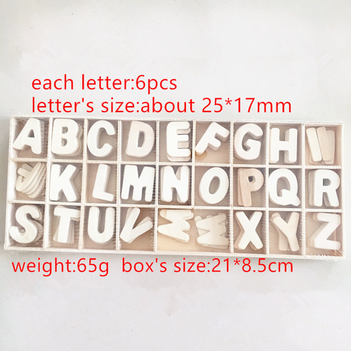  Price Educational Kid Toy Wooden Numbers and Letters A-Z Craft