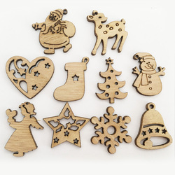 Christmas Wood Decorations Hanging Wood Decorations