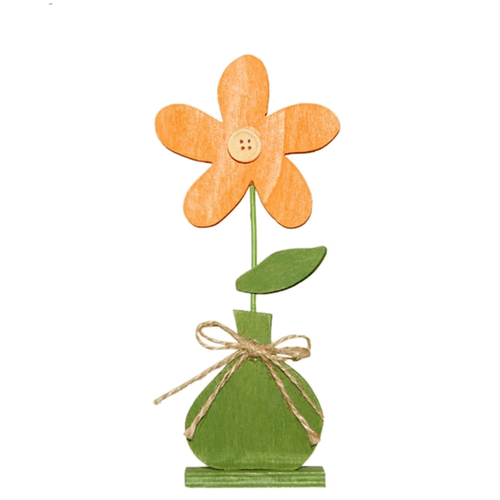 Pastoral natural decoration cute best selling home decoration balcony decoration wooden flower stands