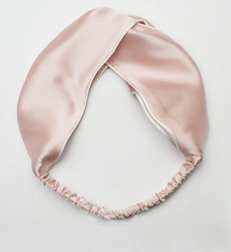 Korean style 100% natural silk hair tie 19mm soft hair accessories  women's  pure color beauty headband