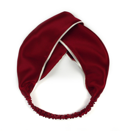 Korean style 100% natural silk hair tie 19mm soft hair accessories  women's  pure color beauty headband