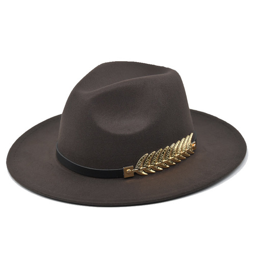Men Colourful  Winter Hats Wool Fedora Panama For Women