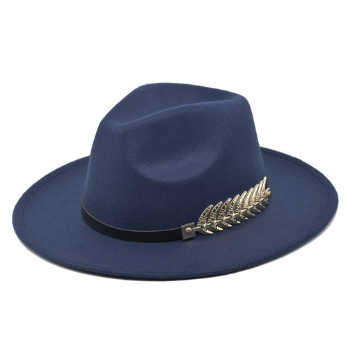 Men Colourful  Winter Hats Wool Fedora Panama For Women