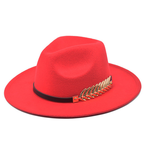 Men Colourful  Winter Hats Wool Fedora Panama For Women