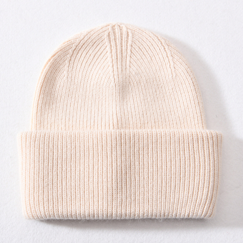 Winter Women Men  Cashmere Wool Knitted Beanies Skully   Classic Striped Unisex Plain  Knit Bea