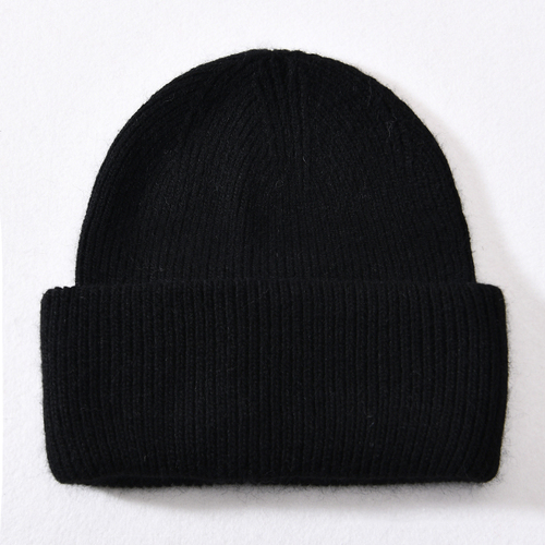 Winter Women Men  Cashmere Wool Knitted Beanies Skully   Classic Striped Unisex Plain  Knit Bea