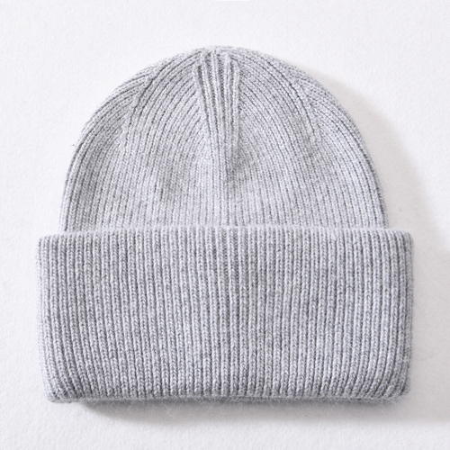 Winter Women Men  Cashmere Wool Knitted Beanies Skully   Classic Striped Unisex Plain  Knit Bea