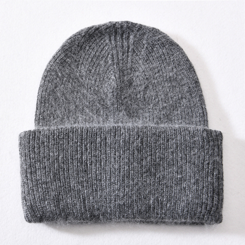 Winter Women Men  Cashmere Wool Knitted Beanies Skully   Classic Striped Unisex Plain  Knit Bea