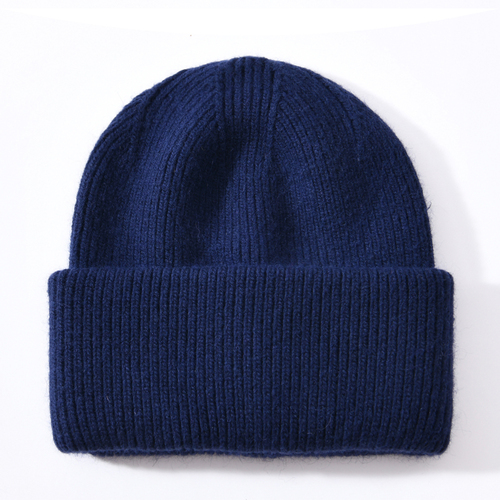 Winter Women Men  Cashmere Wool Knitted Beanies Skully   Classic Striped Unisex Plain  Knit Bea