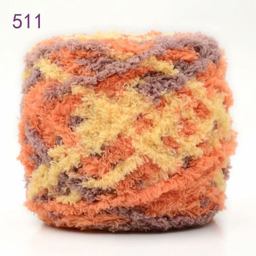 Fancy soft puffy 100% Polyester Cheap price Finger loop yarn 