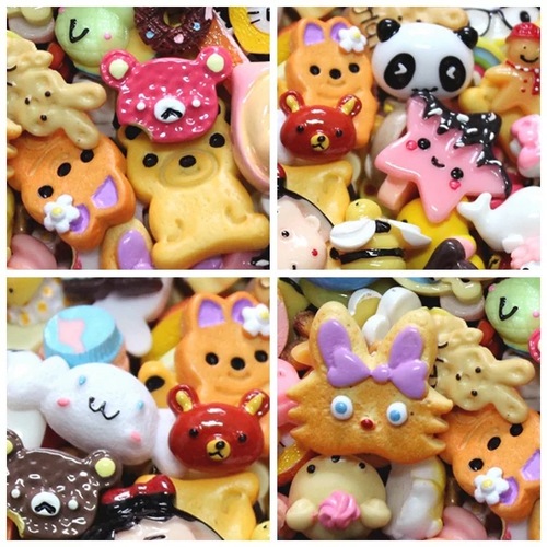 Mini Resin Chocolate Soft Packaging Fruit Resin Crafts With Accessories