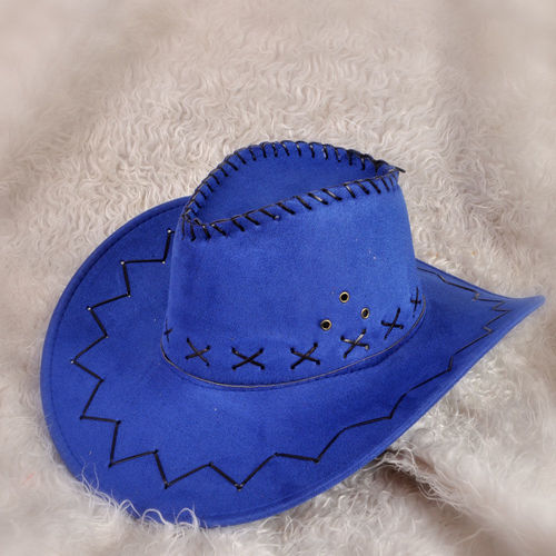 Western Hat Men Wide Brim Faux Leather Fedora Hat Jazz Women Adult Party Cowboy Felt Hats