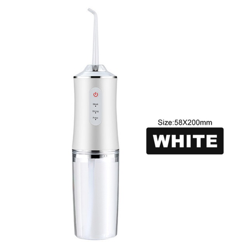 Water Flosser Cordless Teeth Cleaner with 3 Modes Rechargeable IPX7 Waterproof Dental Oral Irrigator for Travel Home Bra