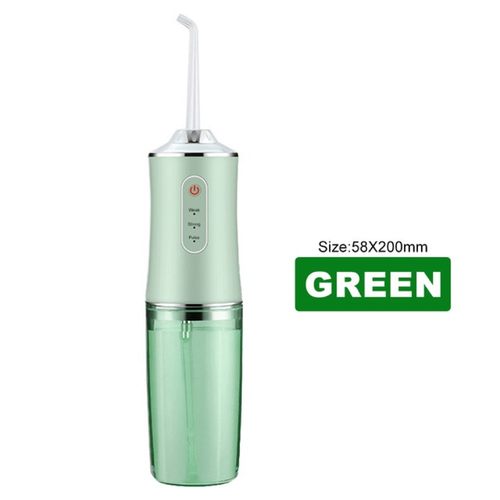 Water Flosser Cordless Teeth Cleaner with 3 Modes Rechargeable IPX7 Waterproof Dental Oral Irrigator for Travel Home Bra