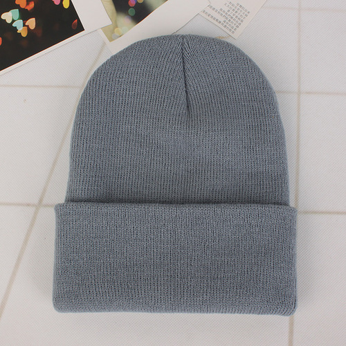 Lady Female Solid Color Beanie Caps Warmer Winter Hats for Unisex New Beanies Knitted Hat