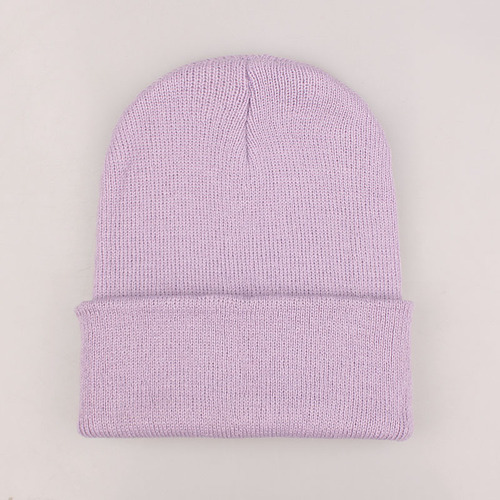 Lady Female Solid Color Beanie Caps Warmer Winter Hats for Unisex New Beanies Knitted Hat