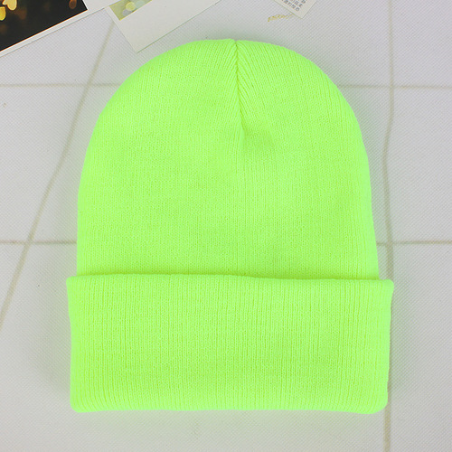 Lady Female Solid Color Beanie Caps Warmer Winter Hats for Unisex New Beanies Knitted Hat