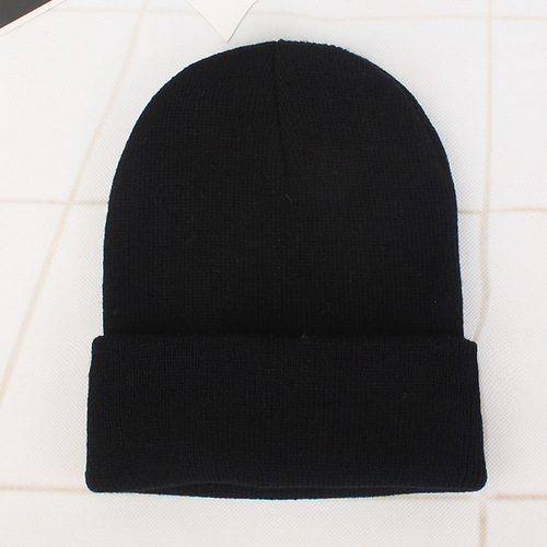 Lady Female Solid Color Beanie Caps Warmer Winter Hats for Unisex New Beanies Knitted Hat