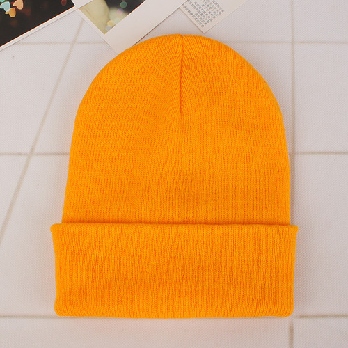 Lady Female Solid Color Beanie Caps Warmer Winter Hats for Unisex New Beanies Knitted Hat