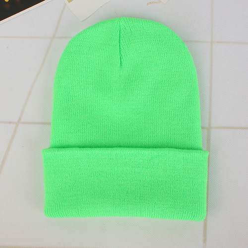 Lady Female Solid Color Beanie Caps Warmer Winter Hats for Unisex New Beanies Knitted Hat