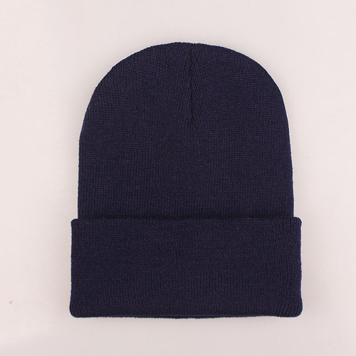 Lady Female Solid Color Beanie Caps Warmer Winter Hats for Unisex New Beanies Knitted Hat