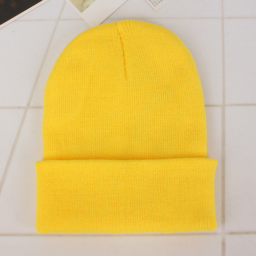 Lady Female Solid Color Beanie Caps Warmer Winter Hats for Unisex New Beanies Knitted Hat
