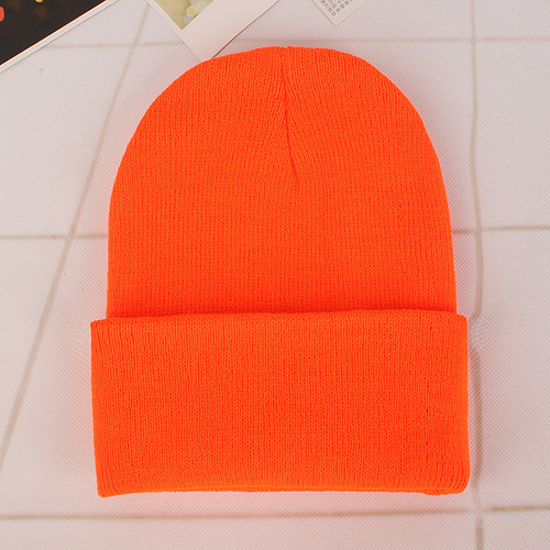 Lady Female Solid Color Beanie Caps Warmer Winter Hats for Unisex New Beanies Knitted Hat