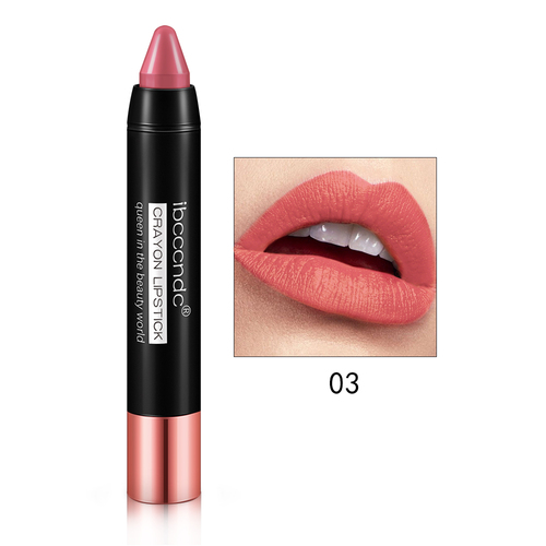 IBCCCNDC Cosmetics Matte Lipstick High Gloss Lip Make Up Lips Crayons Long Lasting Waterproof Lipsticks 12 Colors