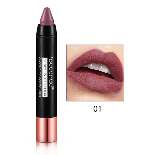 IBCCCNDC Cosmetics Matte Lipstick High Gloss Lip Make Up Lips Crayons Long Lasting Waterproof Lipsticks 12 Colors