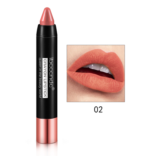 IBCCCNDC Cosmetics Matte Lipstick High Gloss Lip Make Up Lips Crayons Long Lasting Waterproof Lipsticks 12 Colors