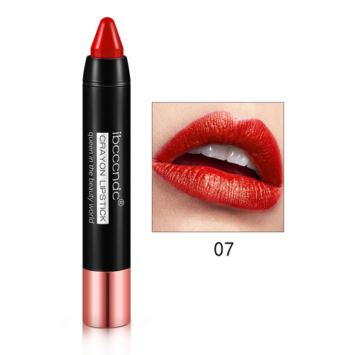 IBCCCNDC Cosmetics Matte Lipstick High Gloss Lip Make Up Lips Crayons Long Lasting Waterproof Lipsticks 12 Colors