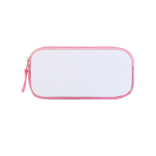 Sublimation Blank Canvas Pencil Case With Zipper Sublimation Heat Transfer Printing DIY Pencil Bag