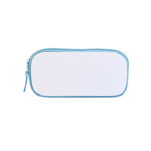 Sublimation Blank Canvas Pencil Case With Zipper Sublimation Heat Transfer Printing DIY Pencil Bag