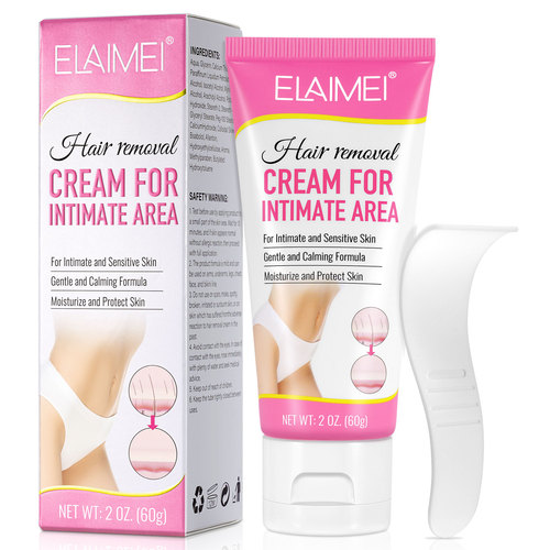 ELAIMEI shaving cream,private label painless bikini legs body women sensitive underarm hair removal cream for private ar