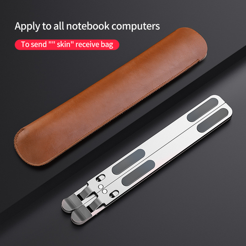 Foldable aluminum notebook tablet computer stand adjustable table laptop holder portable laptop stand easy to carry