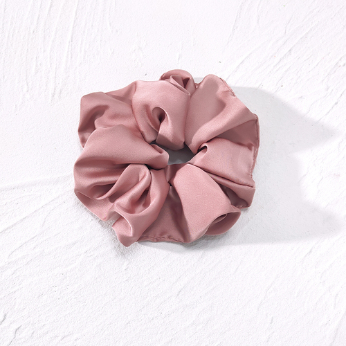 Top quality soft large size various colors satin elastic hair tie scrunchies hair accessories with  price