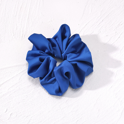 Top quality soft large size various colors satin elastic hair tie scrunchies hair accessories with  price